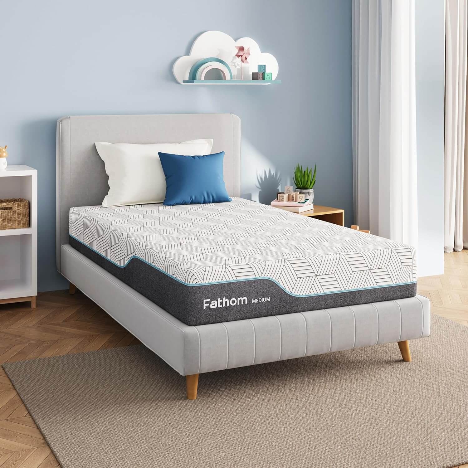 FATHOM 10 Inch Medium Firm Memory Foam Mattress